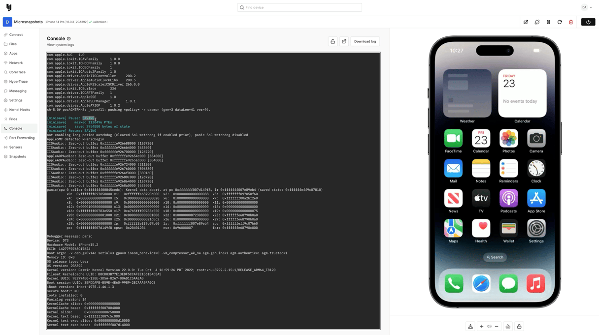 Introducing MicroSnapshots - Leveraging copy-on-write memory