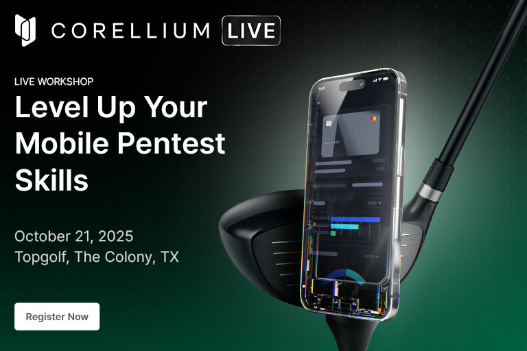 Corellium Live Plano TX: Level Up Your Mobile Pentest Skills