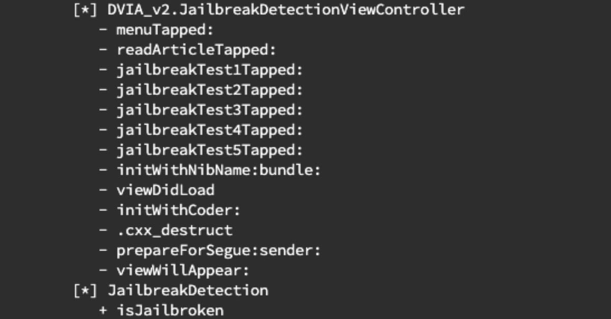 Boolean-Based iOS Jailbreak Detection Bypass with Frida