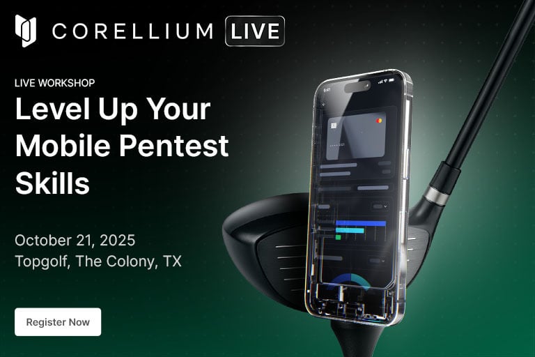 Corellium Live Plano TX: Level Up Your Mobile Pentest Skills